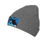 ESASAM Killer Whales Swim Along Knitted Woolen Hat with High Elasticity, Soft and Skin Friendly, Lightweight and Warm Deep Heather
