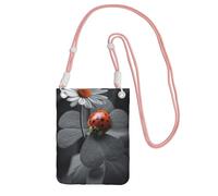 ESASAM Ladybug Daisy A Large Capacity Crossbody Phone Case For Worry Free Travel