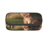 ESASAM Large-Capacity Compartment Stationery Art Lion Pencil Case Can Better Store Your Stationery.