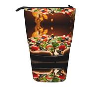 ESASAM Large Pizza A Pencil Case with A Retractable Design, Versatile and Durable