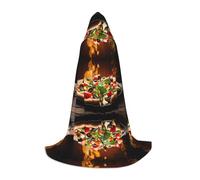 ESASAM Large Pizza Teenage Hooded Cloak - Oversized Hat, Comfortable And Durable