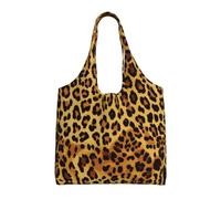 ESASAM Leopard Pattern Stylish Canvas One-Shoulder Commuter Bag-Suitable For Daily Use And Urban Exploration