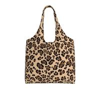 ESASAM Leopard Print Stylish Canvas One-Shoulder Commuter Bag-Suitable For Daily Use And Urban Exploration