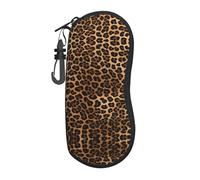 ESASAM Leopard Print Ultra-Light And Convenient Soft-Shell Glasses Bag (Vertical Design)-Protect Your Glasses