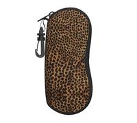 ESASAM Leopard Print Ultra-Light And Convenient Soft-Shell Glasses Bag (Vertical Design)-Protect Your Glasses