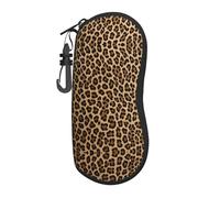 ESASAM Leopard Print Ultra-Light And Convenient Soft-Shell Glasses Bag (Vertical Design)-Protect Your Glasses