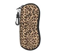 ESASAM Leopard Print Ultra-Light And Convenient Soft-Shell Glasses Bag (Vertical Design)-Protect Your Glasses