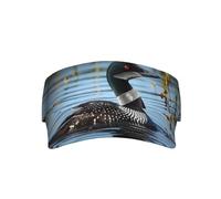ESASAM Loon Birds Adult Sun Protection Hat, Fashionable Protective Headwear, Sun Protection, Not Stuffy and Hot Black