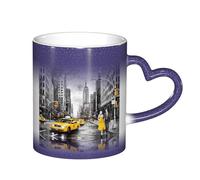 ESASAM Love from New York Starry Sky Color Changing Mug, Adding A Touch of Magic to Your Daily Life