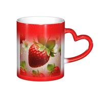 ESASAM Lovely Strawberry Starry Sky Color Changing Mug, Adding A Touch of Magic to Your Daily Life