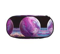 ESASAM Marble Purple Colorful Fashion Pencil Case-The Necessary Storage Space for Pens, Pencils and Stationery