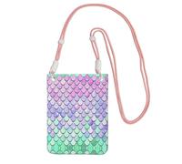 ESASAM Mermaid Scale A Large Capacity Crossbody Phone Case For Worry Free Travel