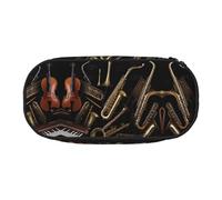 ESASAM Musical Instruments Fashion Pencil Case-The Necessary Storage Space for Pens, Pencils and Stationery