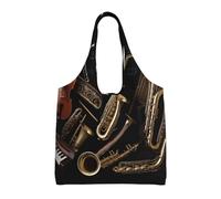 ESASAM Musical Instruments Stylish Canvas One-Shoulder Commuter Bag-Suitable For Daily Use And Urban Exploration