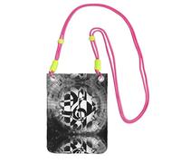 ESASAM Musical Theme Music Clefs A Large Capacity Crossbody Phone Case For Worry Free Travel
