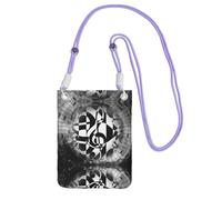 ESASAM Musical Theme Music Clefs A Large Capacity Crossbody Phone Case For Worry Free Travel