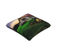 ESASAM Old Tractor Photo Farm 2-Piece Imitation Linen Pillowcase, Thick And Stylish, Providing You With The Most Peaceful Relaxation