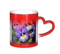 ESASAM Pansy Perfection Starry Sky Color Changing Mug, Adding A Touch of Magic to Your Daily Life