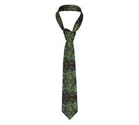 Esasam Peacock'S Feather Premium Men'S Silk Tie - Exquisite Full-Print Design And Made From 100% Polyester For Business, Daily Wear, Office, Birthdays, Weddings, Parties, And Banquets