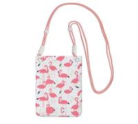 ESASAM Pink Flamingo Pattern A Large Capacity Crossbody Phone Case For Worry Free Travel
