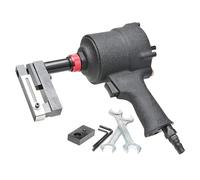 EsaSam Pneumatic Punch Gun, 3.2-8MM Professional Punch Nailer, Clamp Head 360° Rotation, Adjustable Margins, Metal Iron Plate Round Hole Punching Machine Stainless Steel 3.5mm