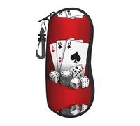 ESASAM Poker Tournament Ultra-Light And Convenient Soft-Shell Glasses Bag (Vertical Design)-Protect Your Glasses