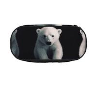 ESASAM Polar Bear Fashion Pencil Case-The Necessary Storage Space for Pens, Pencils and Stationery