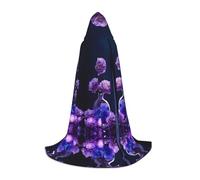 ESASAM Purple Beauty Butterfly Teenage Hooded Cloak - Oversized Hat, Comfortable And Durable