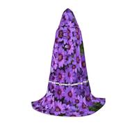 ESASAM Purple Lily Flower Teenage Hooded Cloak - Oversized Hat, Comfortable And Durable