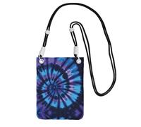 ESASAM Purple Tie Dye A Large Capacity Crossbody Phone Case For Worry Free Travel