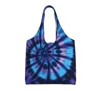 ESASAM Purple Tie Dye Stylish Canvas One-Shoulder Commuter Bag-Suitable For Daily Use And Urban Exploration