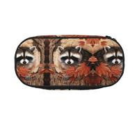 ESASAM Raccoon in The Fall Tree Hole Fashion Pencil Case-The Necessary Storage Space for Pens, Pencils and Stationery