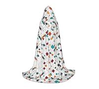 ESASAM Rose Gold Marble Design Background Teenage Hooded Cloak - Oversized Hat, Comfortable And Durable