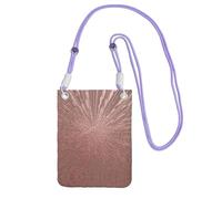 ESASAM Rose Gold Pink A Large Capacity Crossbody Phone Case For Worry Free Travel