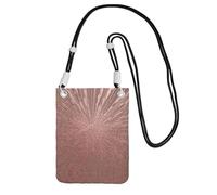 ESASAM Rose Gold Pink A Large Capacity Crossbody Phone Case For Worry Free Travel