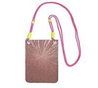 ESASAM Rose Gold Pink A Large Capacity Crossbody Phone Case For Worry Free Travel