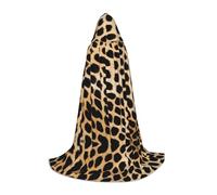 ESASAM Rough Leopard Print Teenage Hooded Cloak - Oversized Hat, Comfortable And Durable