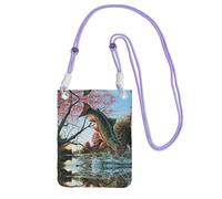ESASAM Safflower Flying Fish A Large Capacity Crossbody Phone Case For Worry Free Travel