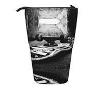 ESASAM Skate Boards Vertical Retractable Pencil Case, Easy to Use, Adjustable Size According to Needs