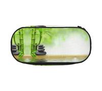 ESASAM Stone Bamboo Fashion Pencil Case-The Necessary Storage Space for Pens, Pencils and Stationery