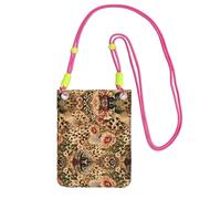ESASAM Striped Leopard A Large Capacity Crossbody Phone Case For Worry Free Travel