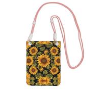 ESASAM Sunflower Pattern A Large Capacity Crossbody Phone Case For Worry Free Travel