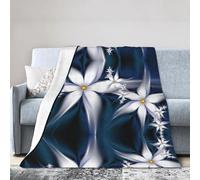 ESASAM Super Soft Flannel Blanket Artistic Daisy Floral, Warm And Not Pilling, Super Light