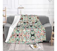ESASAM Super Soft Flannel Blanket Farm Animal, Durable, Comfortable And Fashionable, With Excellent Hand Feeling