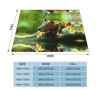 ESASAM Super Soft Flannel Blanket Green Frog, Durable, Comfortable And Fashionable, With Excellent Hand Feeling