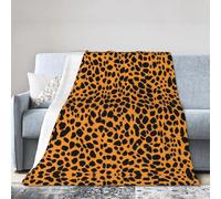 ESASAM Super Soft Flannel Blanket Leopard Printed, Warm And Not Pilling, Super Light