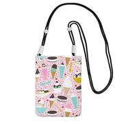 ESASAM Sweet Ice Cream A Large Capacity Crossbody Phone Case For Worry Free Travel