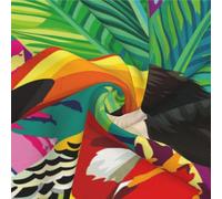 ESASAM Tropical Birds And Plant Leaf 2-Piece Imitation Linen Pillowcase, Thick And Stylish, Providing You With The Most Peaceful Relaxation
