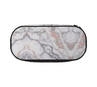 ESASAM White Marble Rose Gold Fashion Pencil Case-The Necessary Storage Space for Pens, Pencils and Stationery