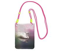 ESASAM White Swan A Large Capacity Crossbody Phone Case For Worry Free Travel